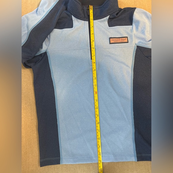 NWT Boys Vineyard Vines Performance Mesh LS Shep Shirt 1/4 Zip Small (8-10) - Picture 7 of 8